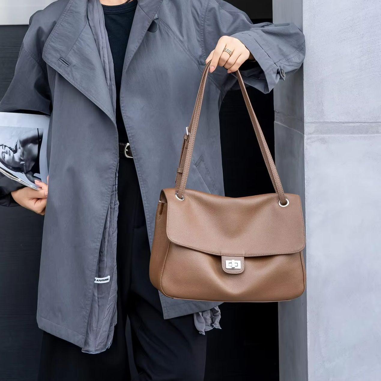 Sac à main en cuir véritable d - Luxury Bags Tote avis et prix