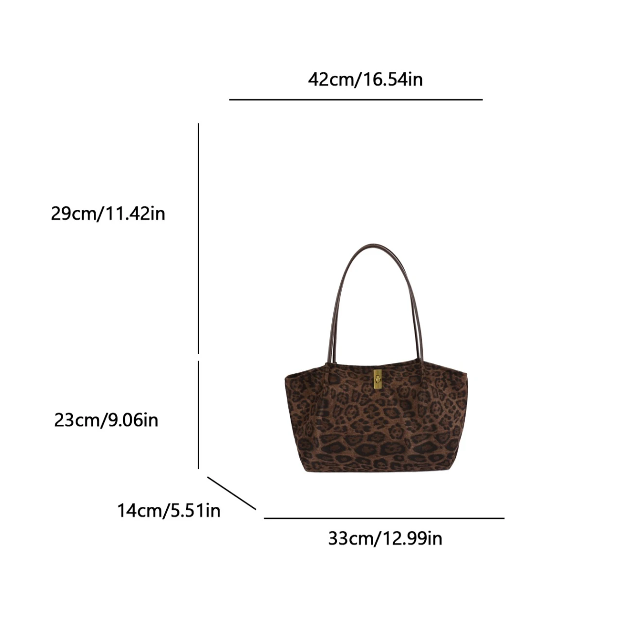 Sac cabas en daim à imprimé lé - Luxury Bags Tote avis et prix